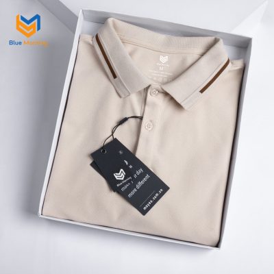 ao thun Cao cap blue