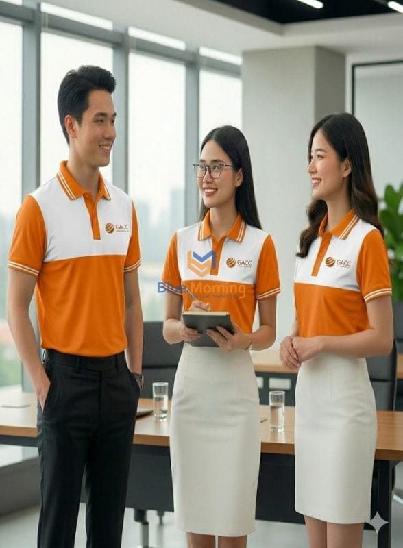 Mẫu thiết kế áo thun cổ bẻ đồng phục tham khảo 16